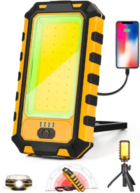 Innofox 313054268273 Led Rechargeable Magnetic Work Light 1500lumens Hanging Hook 4 Lighting