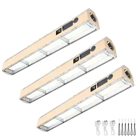 11mlt001-l220-20x3 Instahibit 3 Pcs Rechargeable Magnetic Work Light Led With Hook 5 Modes For Canopy