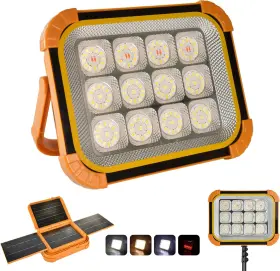 Ipx5 Iodoo 445005839881 24000mah Solar Work Light 20000lm Portable Flood 4 Modes Camping