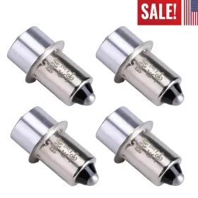 P13.5s-seoul-5w Jahyelec 4 Pcs 5w 6-24v P13.5s Led Flashlight Lantern Work Lamp Bulb 6500k White Hot
