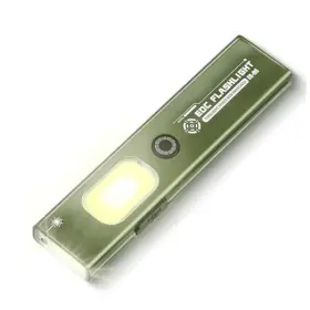 Fx-96 Jawploy Rechargeable Flashlight Edc Pocket Work Light 950lm Green-1pcs