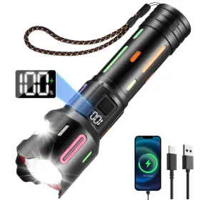 Rf-01 Jiaao Rechargeable Flashlight 1000lm High Lumens Led With 5 Modes Ipx4