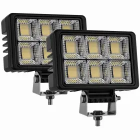 Sw06-60f Jiqireng 12v Led Flood Light 6 Inch 2pcs 20000lm Waterproof Tractor Work Lights Fo