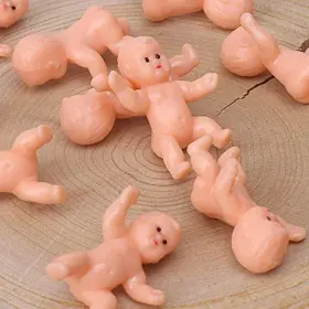 45-6ih3 Juxingdazyf 1.2 Inch King Cake Babies 36pcs Mini Plastic For Baby Shower Ice Cube Game