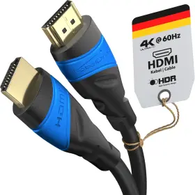 Kabeldirekt 609613458217 4k Hdmi Cable 24ft Designed In Germany Cord And Support