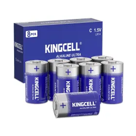 Kingcell 764938940509 C Cell Alkaline Hight Performance Batteries 8 Pack 1.5 Count