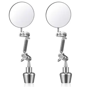 Thi-kingdder-1678 Kingdder 2 Pcs Circular Inspection Mirrors Magnetic Base Welding Inch