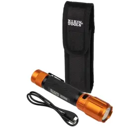 56413 Klein Tools Rechargeable 2-color Led Flashlight With Holster