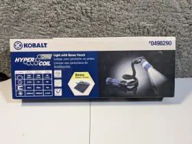 0498290 Kobalt Hypercoil Flexible Led Work Light With Bonus Pouch #0498290 New 0498290 Kobalt Hypercoil Flexible Led Work Light With Bonus Pouch #0498290 New