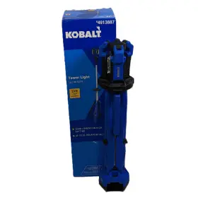 4913887 Kobalt Blue 24v Tower Light 7 Feet 3000 Lumens