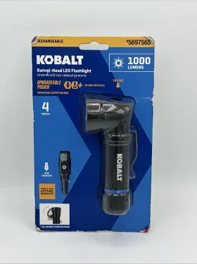 5697565 Kobalt 810156210051 Swivel-head Led Flashlight 1000 Lumens Item #5697565