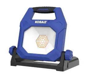 Kobalt 822985542845 4000/8000 Lumen Portable Led Blue Detachable Work Flood Light -new In Box
