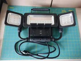Lm57483-1 Koda Led Work Light 2500 Lumens With Usb And 120v Outlets Lightly Used