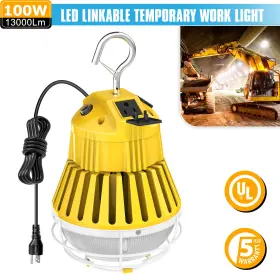 Ng-ltw-100wd-508-yus Kukuppo 100 Watt Led Temporary Work Light Industrial Jobsite Hanging Lamp Linkable 5000k