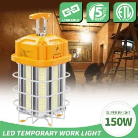 Ng-tw-150w-508-yus Kukuppo 150w Led Temporary Work Light Linkable Construction High Bay Lamp 5000k -22500lm