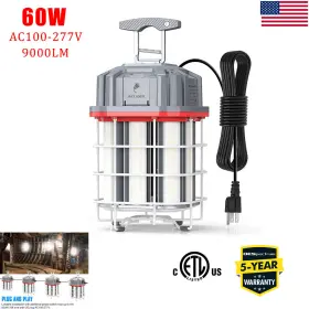 Ng-tw-60w-508-grus Kukuppo 60w Led Temporary Work Light Industrial Construction Workshop Hanging Lamp Us