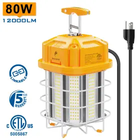 Ng-tw-80w-508-yus Kukuppo 80w Led Temporary Work Light Industrial Linkable Constructions Hanging Lamp Etl