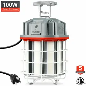 Ng-twg-100w-5k-120v87x Kukuppo 100w Led Temporary Work Light Construction Lighting 15000lm 5000k Replace 400wmh