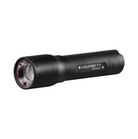 1502000001 Ledlenser P7r Rechargeable Led Flashlight Black Aluminum With Extra Batteries