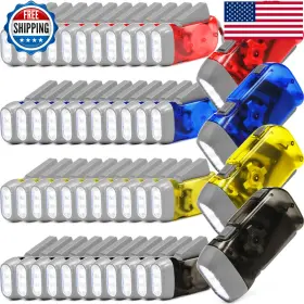 B0bjdvp2ht Leelosp 48 Pcs Hand Crank Flashlight No Battery Required Cranked