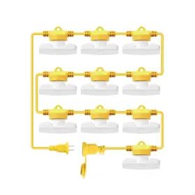 0927-9tp-100 Legental Led Construction String Light 100ft 90w 10500lm Industrial Grade