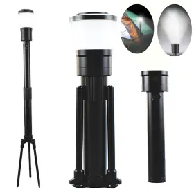 Lt-cl009-us Letour Camping Lantern Led Light 2 In 1 Flashlight Ip65 Waterproo