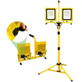 Lhotse 765154152950 25000 Lumen Work Lights With Stand Dual Head Led Light Usb And Socke