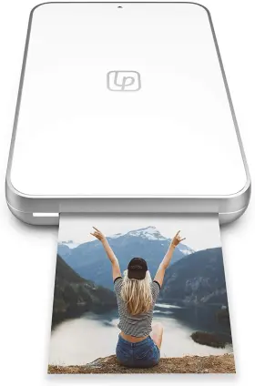 Lp2x3slimw Lifeprint Ultra Slim Printer Portable Bluetooth Photo Video And Gif Instant P