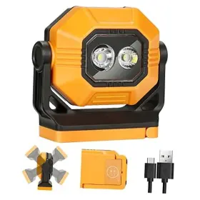 Yian-0083-us Lightingtree Led Rechargeable Work Light500lm Portable Cob Magnetic Lights With 3 Modes And 1