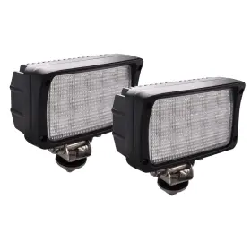 1210-45w-wf Lightronic 2 4 X 6 Off-road Led Work Light Super Bright 6000k Flood Beam 2-p