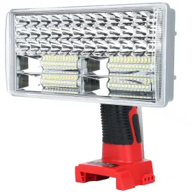 Lilocaja 616612739704 40w 4200lm Flashlight For Milwaukee Light M18 Work With Usb Port And Z Inch