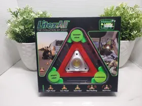 23917-07ai01 Litezall Triangle Emergency And Work Light Hazard Utility Flashlight New