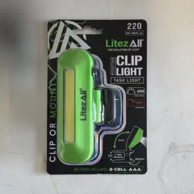 26116-11bc01 Litezall Led Clip Light 220 Lumens Magnetic Cordless Green