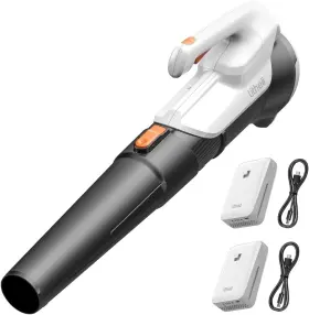 U20br00-0a110 Litheli Cordless Leaf Blower With 2 Batteries Works As Portable Power Bank