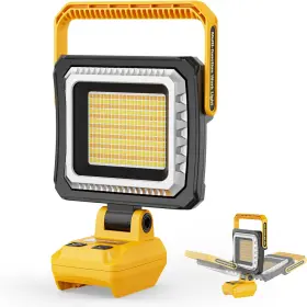 Livowalny Fgdz021d0a01 Led Work Light Compatible With Dewalt 20v Battery 10000lm Cordless Scene