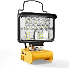 Sku06697 Livowalny Led Work Light For Dewalt 20v Max Battery 38w 3800lm Cordless Flashli