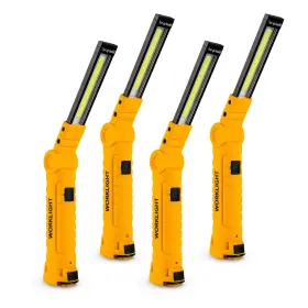 Lmaytech 708082108132 4 Pack Rechargeable Led Work Lights With Magnetic Base And 360 Rotation 5 M