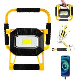 1600 Lonleeyu 5059 Lumen Rechargeable Led Work Light Cordless Folding Portable Cob Lights