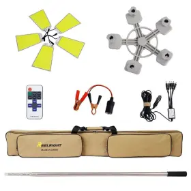 Lordear 768837654642 15000lm Portable Led Telescopic Camping Outdoor Light