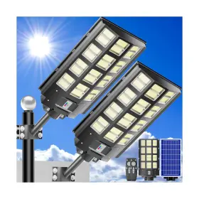 8000w Loyoele 739804217177 Solar Street Light Outdoor Waterproof 240000lm 7000k Le