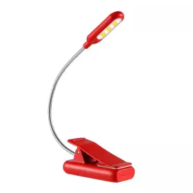 Lukyamzn 445022246204 Classic Clip-on 3.7-volt 50 Lumen Integrated Led Reading Clamp Work Light Batter