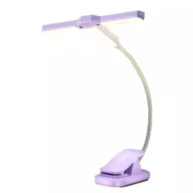 Lukyamzn 445034129137 Innovative Clip-on 5-volt 55 Lumen Integrated Led Reading Clamp Work Light Batte