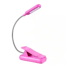 Lukyamzn 445037524595 Classic Clip-on 3.7 Volt 50 Lumen Integrated Led Reading Clamp Work Light Batter