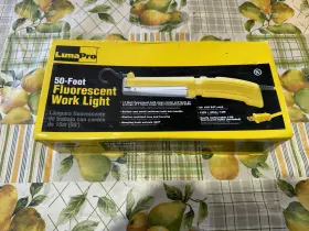 Lumapro 50/182 Fluorescent Hanging Corded Worklight 120v 15m Yellow Sjtw