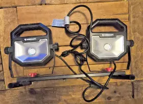 Tsc17-1716d Lumen 17-1716d Jobsmart 2 000-lumen Twin Smt Led Ac Portable Work Light Intertek