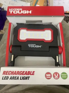 Lumen 681131348959 Hypertough Rechargeable Led Area Light 500 New In Box