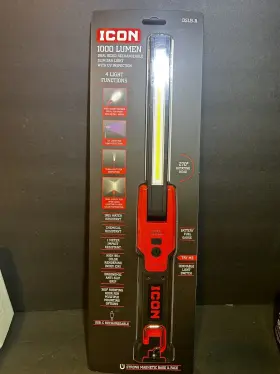 70198 Lumen Icon 1000 Dual Sided Rechargeable Slim Bar Light Uv Dslb-r / New