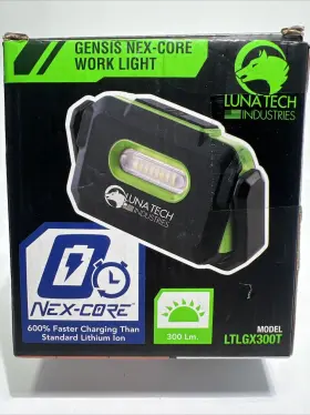 Ltlgx300t Luna Tech Lunatech Genesis Nex-core Led Work Light With 360 Swivel Magnetic Base