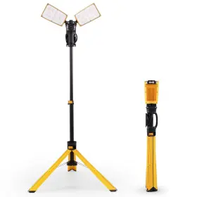 6290pro Lutec 939412082684 Upgraded 9000 Lumen 90 Watt Dual-head Led Work Light With Telescopi