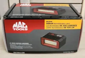Mls500 Mac Tools 500lm Rechargeable Light New